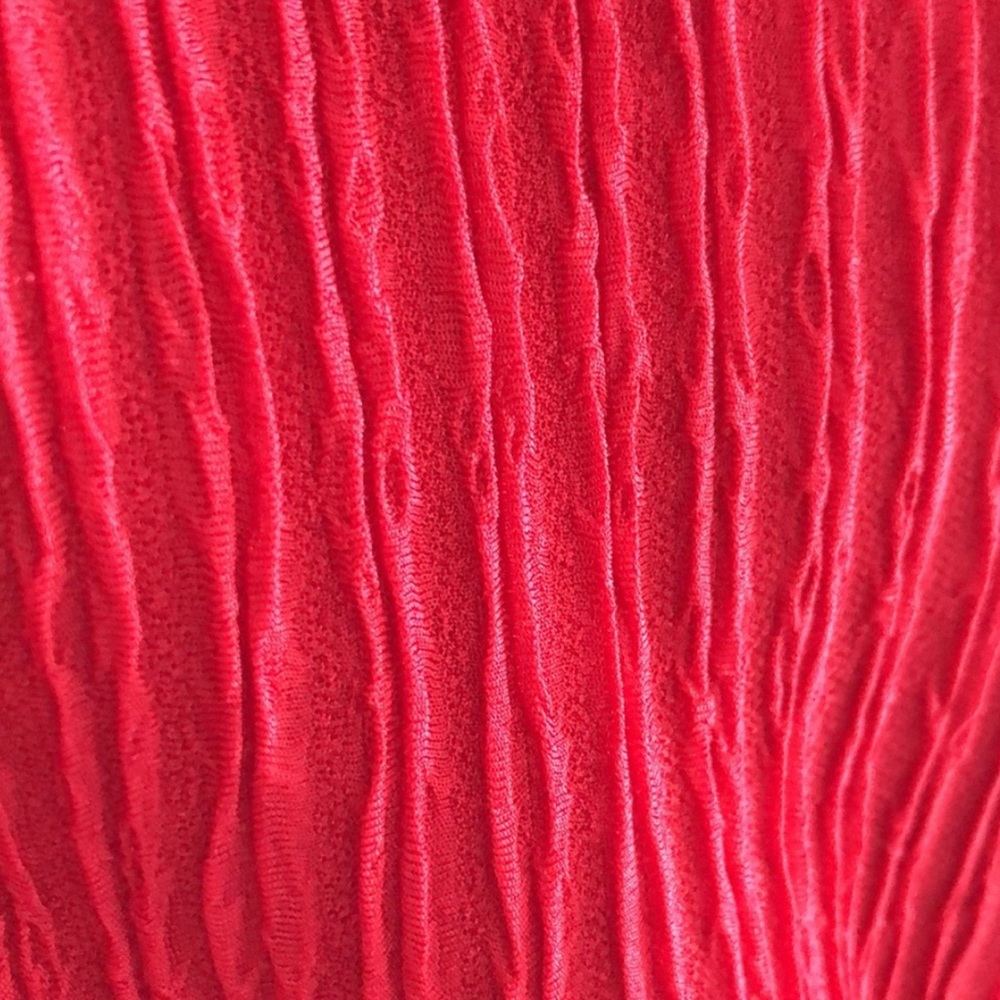 🎁🥂Host Pick🥂 New Eloquii Red Textured Fabric Long Sleeve Retro Dress - Picture 5 of 15